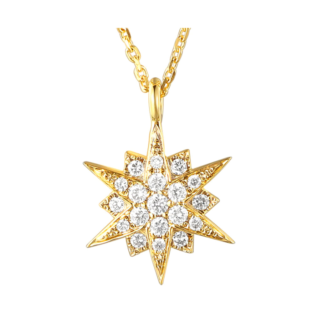14Kt Yellow Gold Diamond 1/10Ctw Pendant