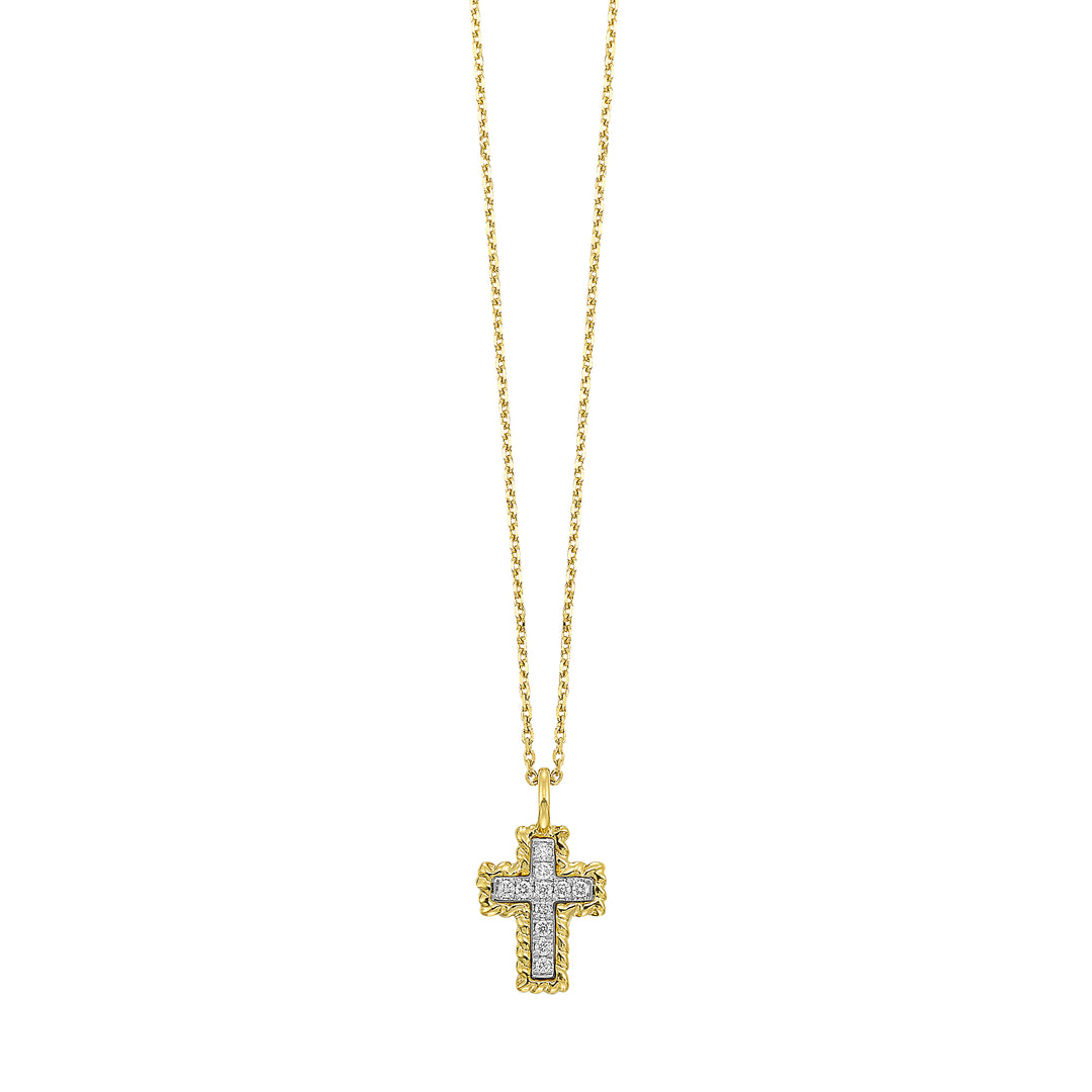 14Kt Yellow Gold Diamond 1/20Ctw Pendant