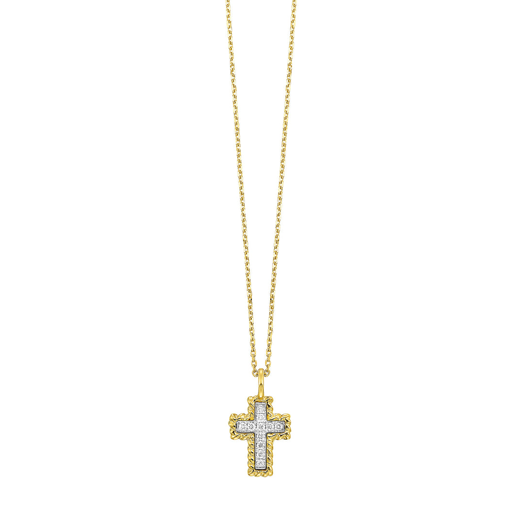 14Kt Yellow Gold Diamond 1/20Ctw Pendant