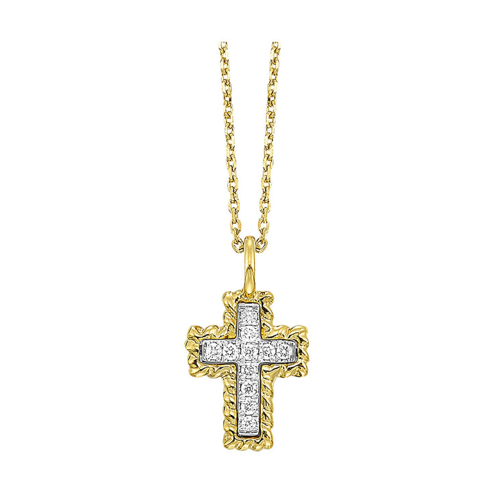 14Kt Yellow Gold Diamond 1/20Ctw Pendant