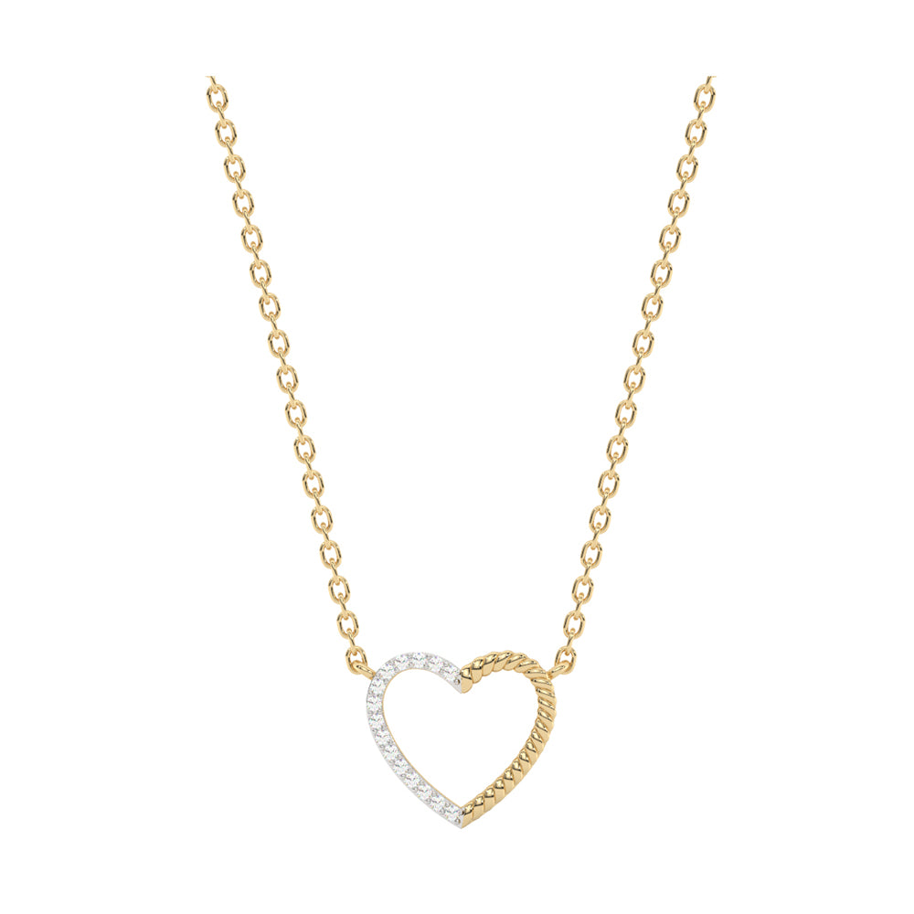 14Kt Yellow Gold Diamond 1/20Ctw Pendant