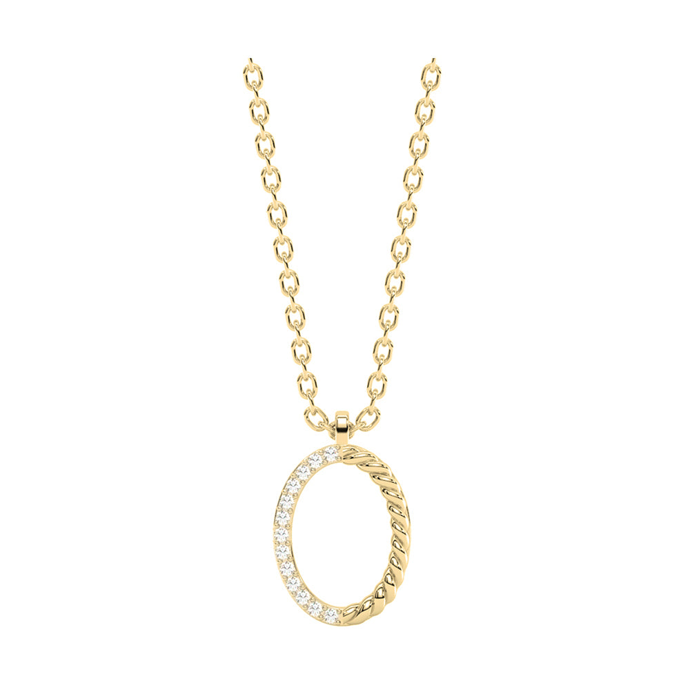 14Kt Yellow Gold Diamond 1/25Ctw Pendant
