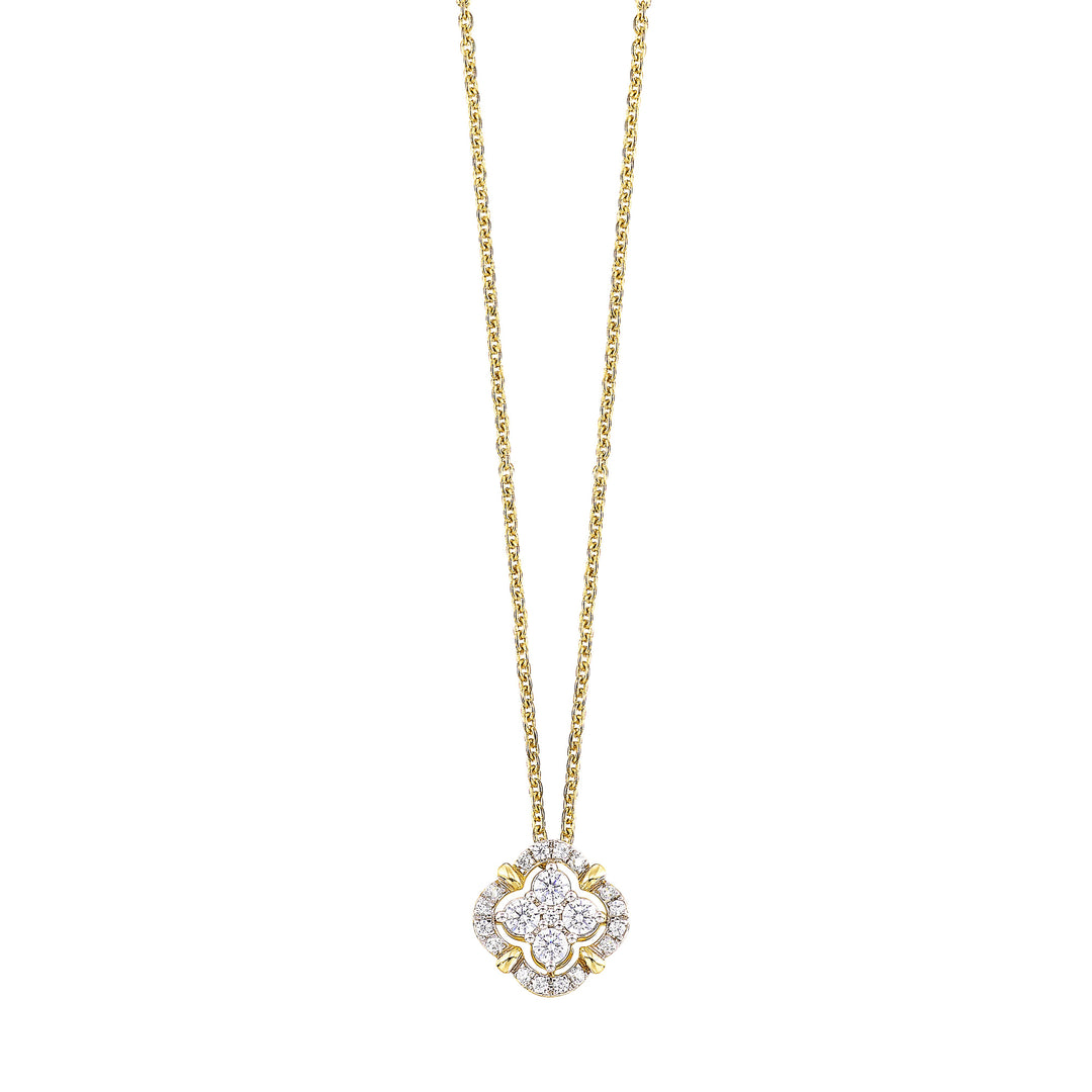14Kt Yellow Gold Diamond 1/3Ctw Pendant