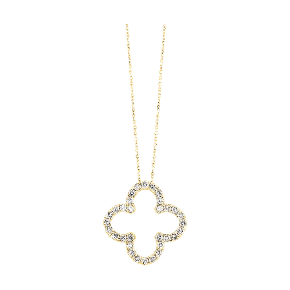 14Kt Yellow Gold Diamond 1/2Ctw Pendant