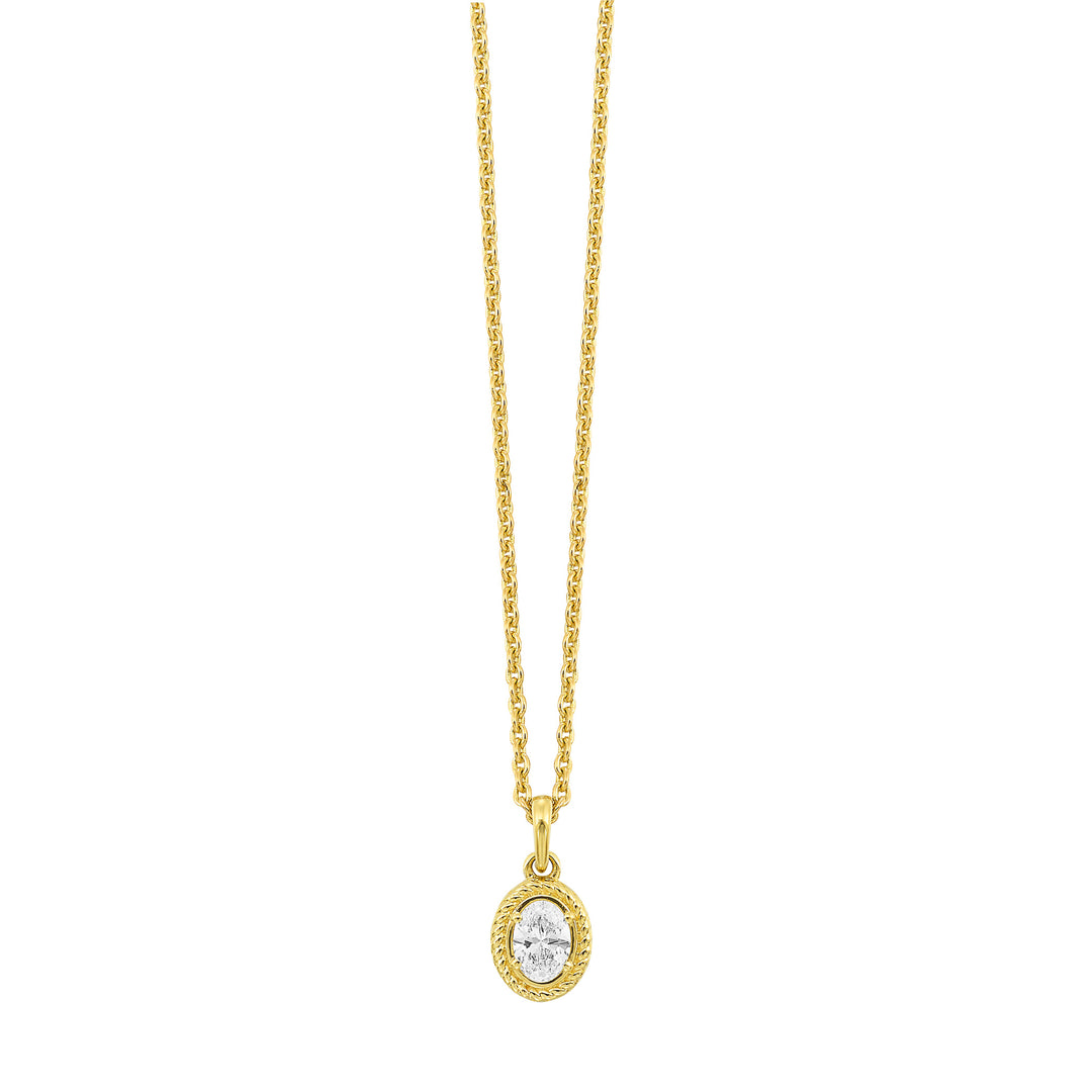 14Kt Yellow Gold Diamond 1/3Ctw Pendant
