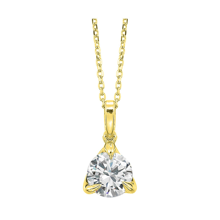 14Kt Yellow Gold Diamond 1Ctw Pendant