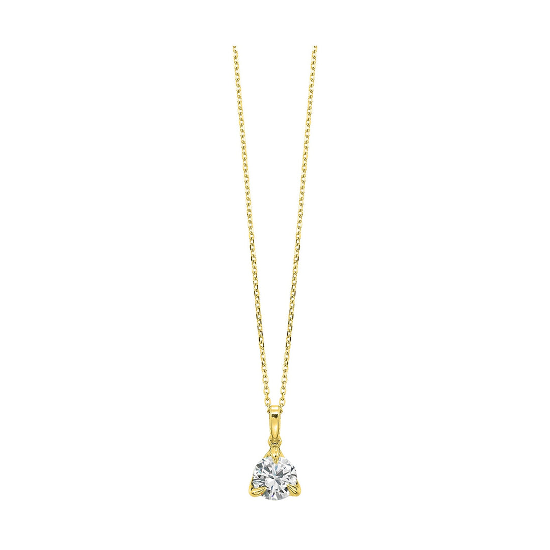 14Kt Yellow Gold Diamond 1Ctw Pendant