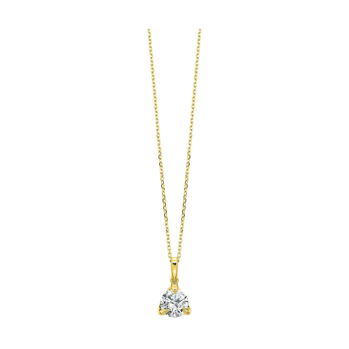 14Kt Yellow Gold Diamond 1Ctw Pendant