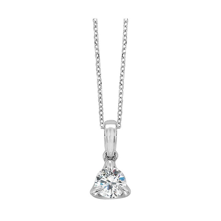 14Kt White Gold Diamond 1/4Ctw Pendant