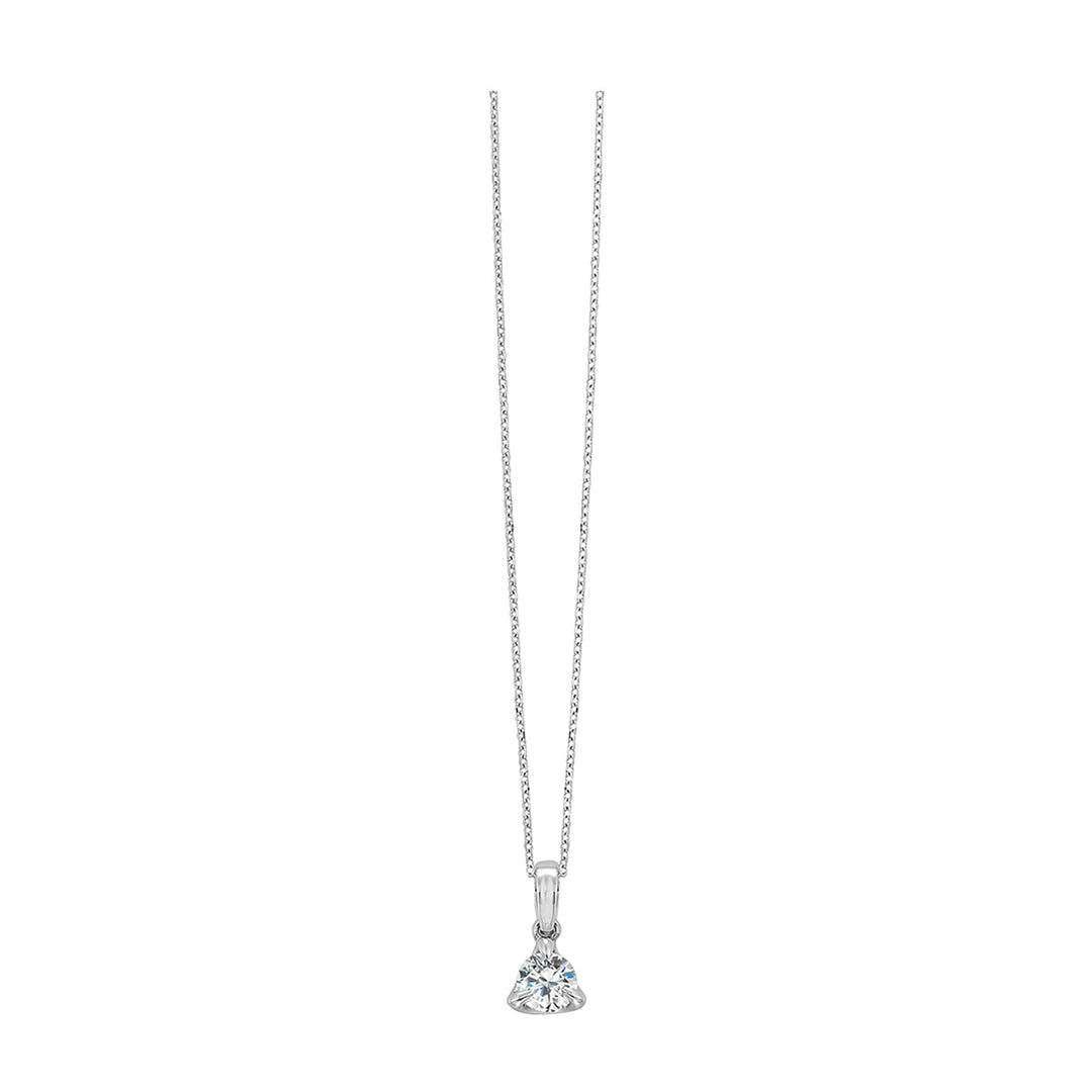 14Kt White Gold Diamond 1/4Ctw Pendant