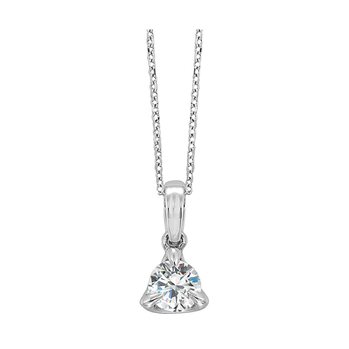 14Kt White Gold Diamond 1/3Ctw Pendant