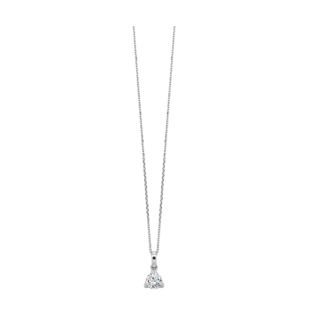 14Kt White Gold Diamond 1/3Ctw Pendant