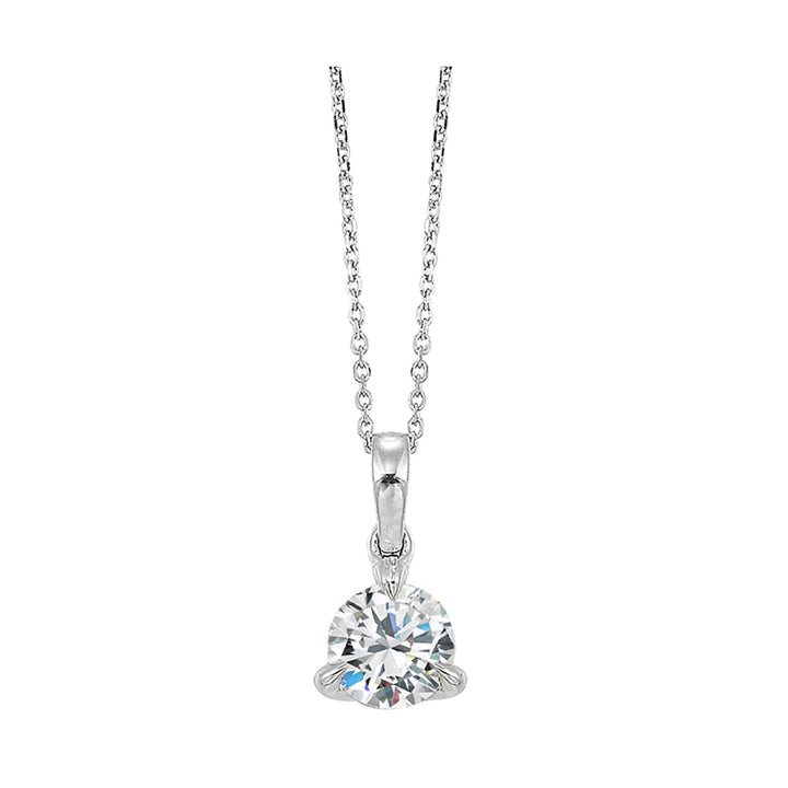 14Kt White Gold Diamond 1/2Ctw Pendant