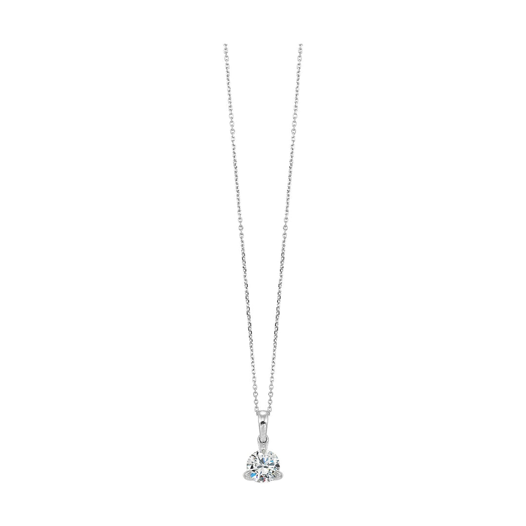 14Kt White Gold Diamond 1/2Ctw Pendant