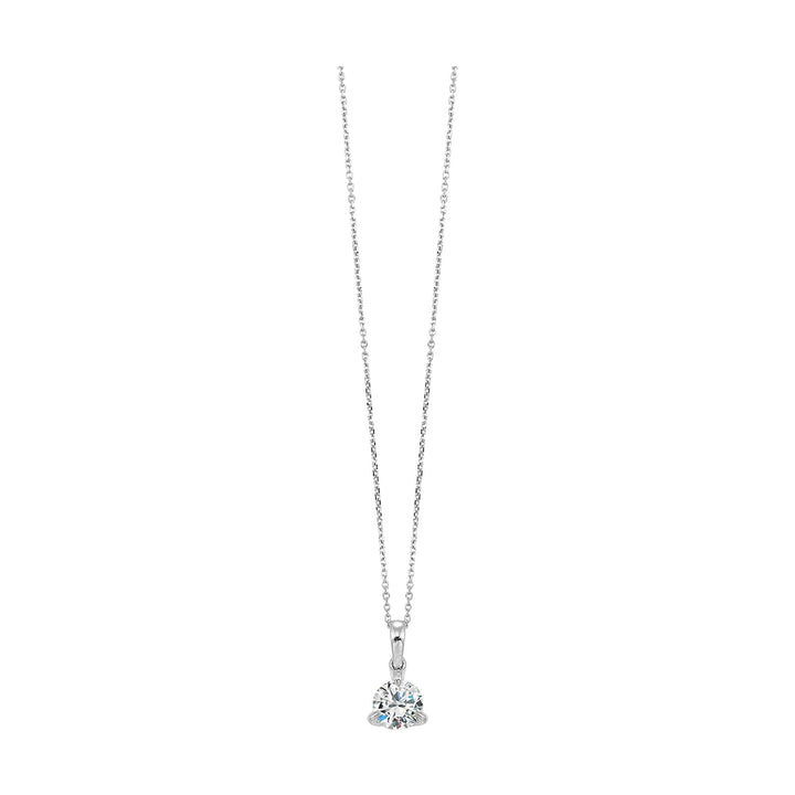 14Kt White Gold Diamond 1/2Ctw Pendant