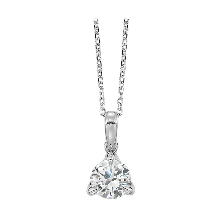 14Kt White Gold Diamond 3/4Ctw Pendant