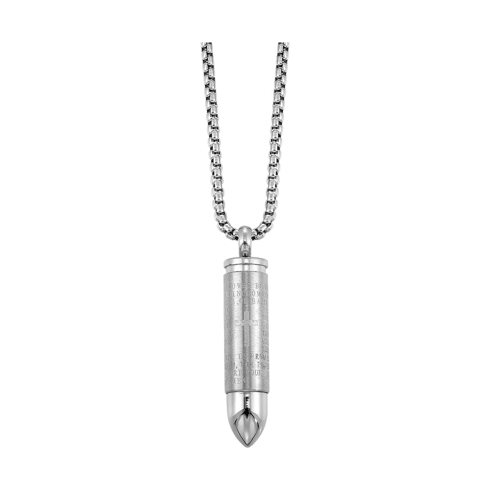Steel White Pendant