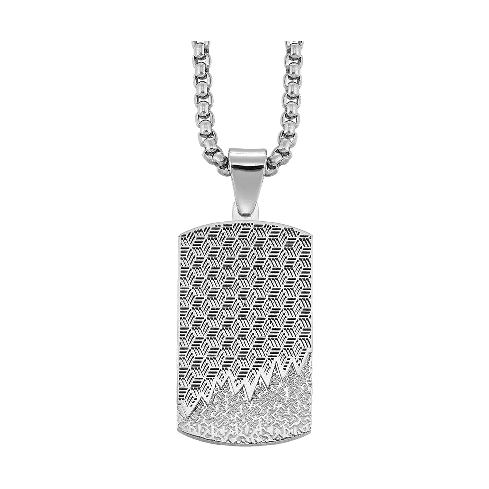 Steel White Pendant