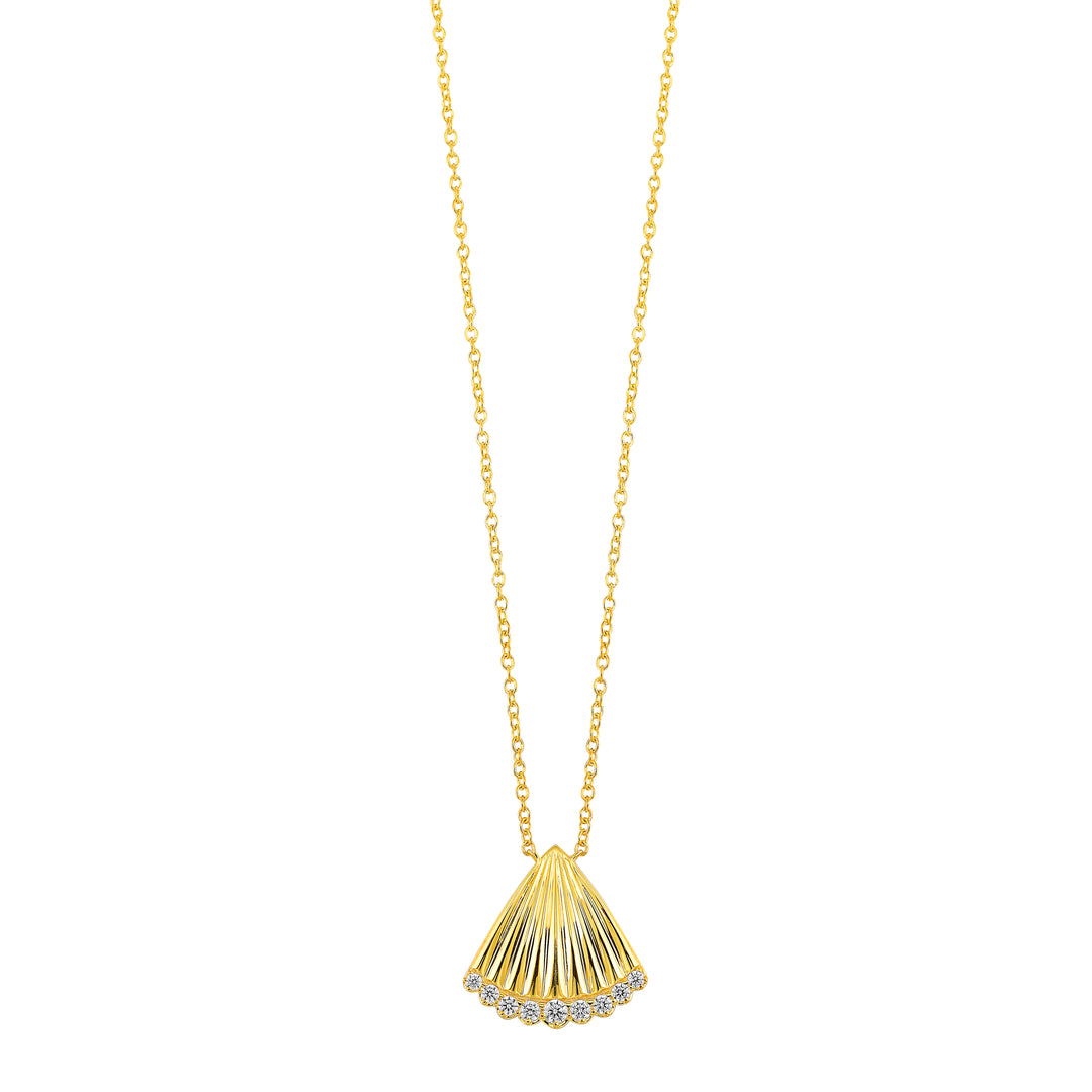 14Kt Yellow Gold Diamond 1/7Ctw Pendant