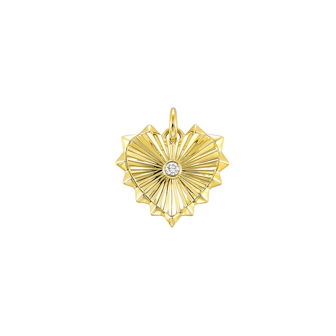 14Kt Yellow Gold Diamond 1/50Ctw Pendant