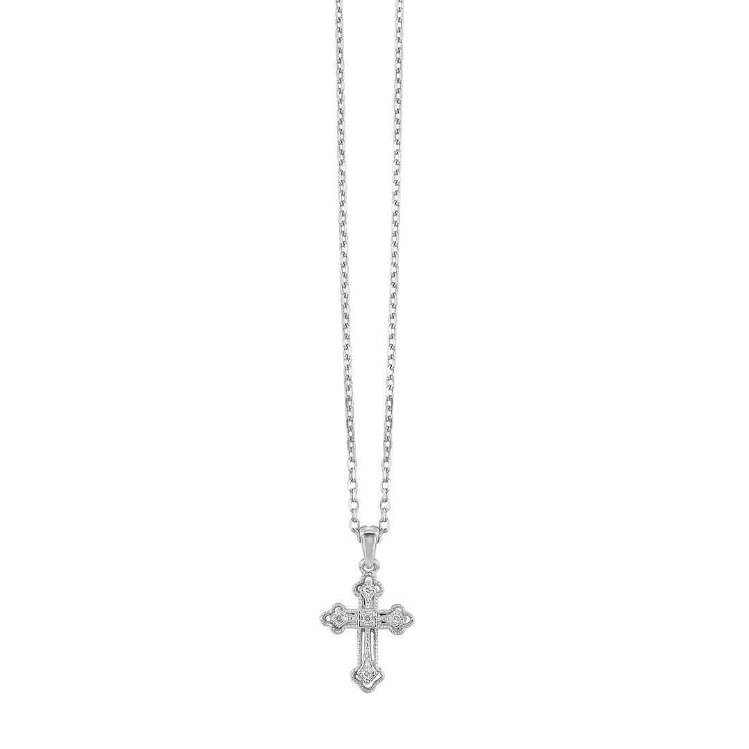 Silver Diamond 1/4Ctw Pendant