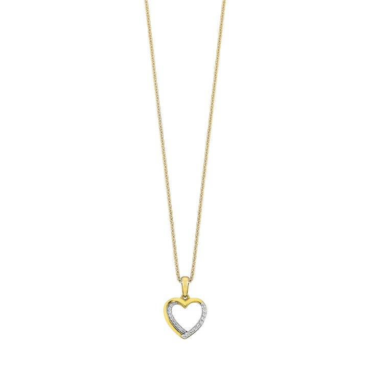10Kt Yellow Gold Diamond 1/15CTW Pendant