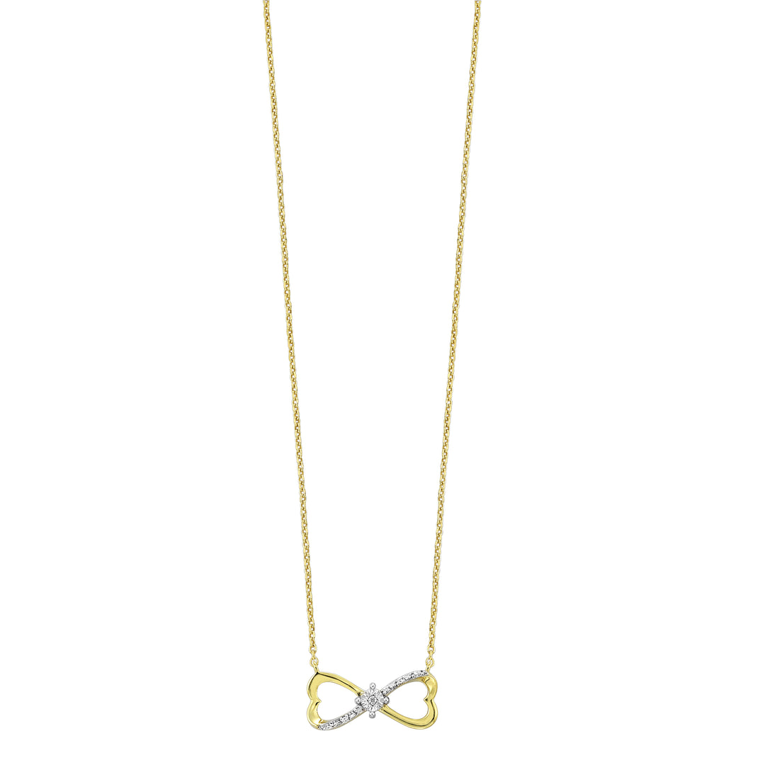 10Kt Yellow Gold Diamond 1/20CTW Pendant