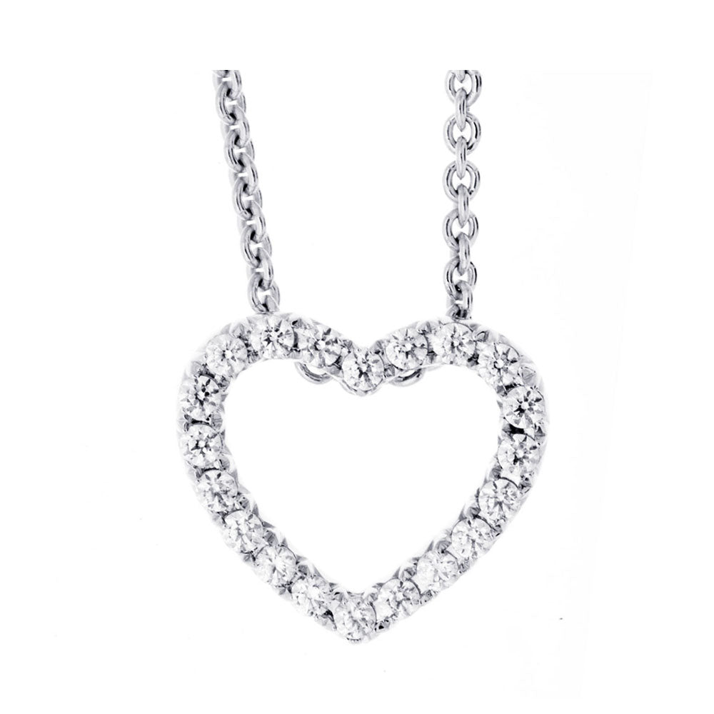 14Kt White Gold Diamond 1/3Ctw Pendant