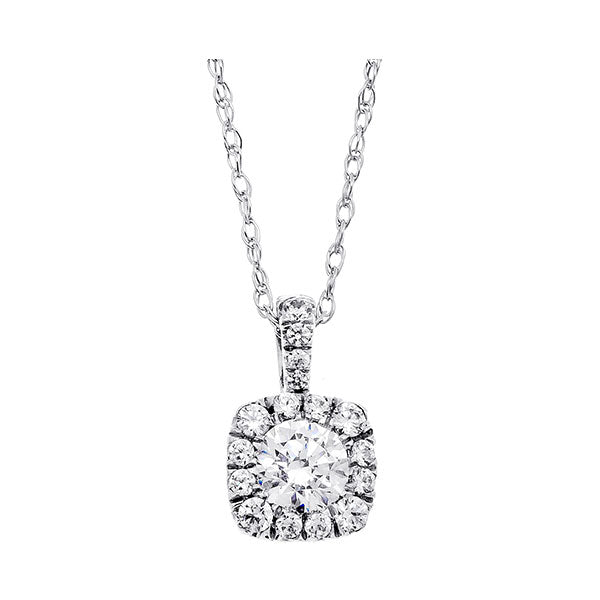 14Kt White Gold Diamond 1/4Ctw Pendant
