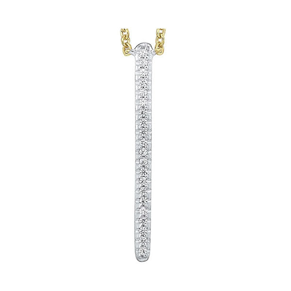 10Kt Yellow Gold Diamond 1/20Ctw Pendant