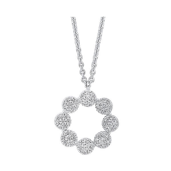 10Kt White Gold Diamond 1/6Ctw Pendant