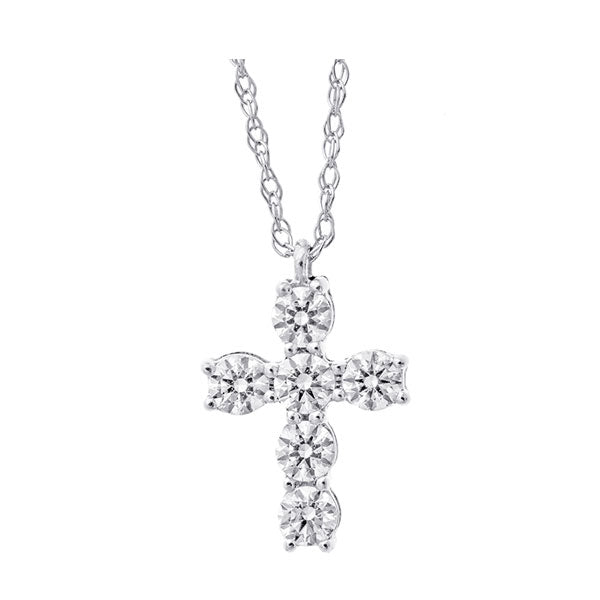 14Kt White Gold Diamond 1/3Ctw Pendant
