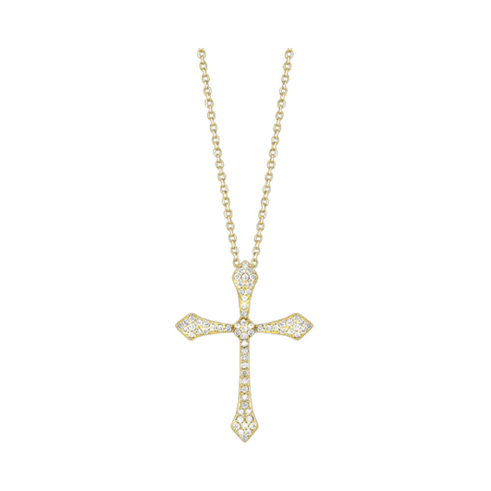 14Kt Yellow Gold Diamond 1/8Ctw Pendant