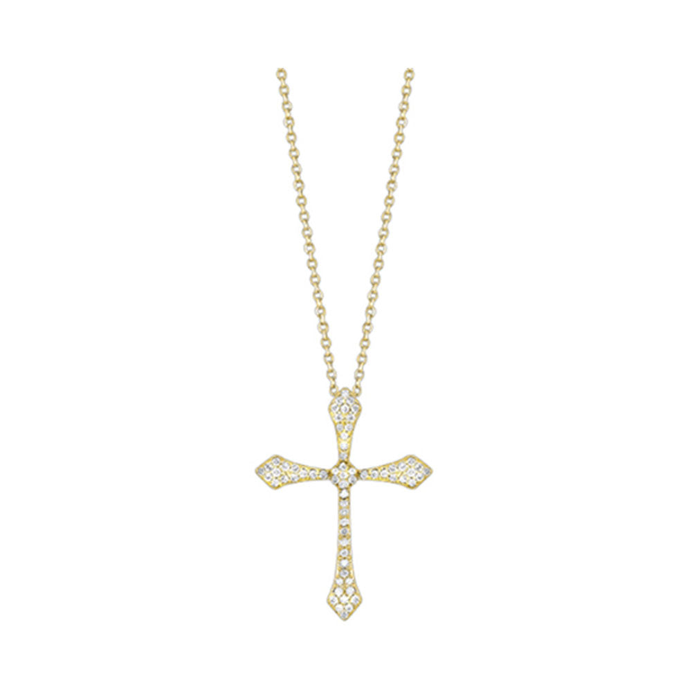 14Kt Yellow Gold Diamond 1/7Ctw Pendant