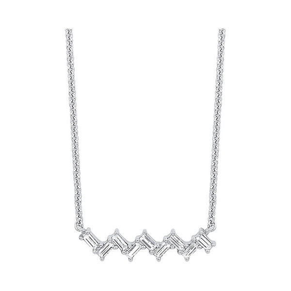 14Kt White Gold Diamond 1/5Ctw Pendant
