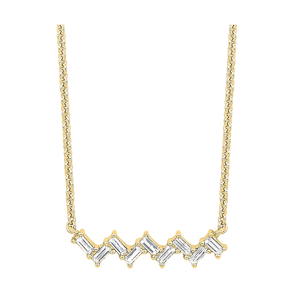 14Kt Yellow Gold Diamond 1/5Ctw Pendant