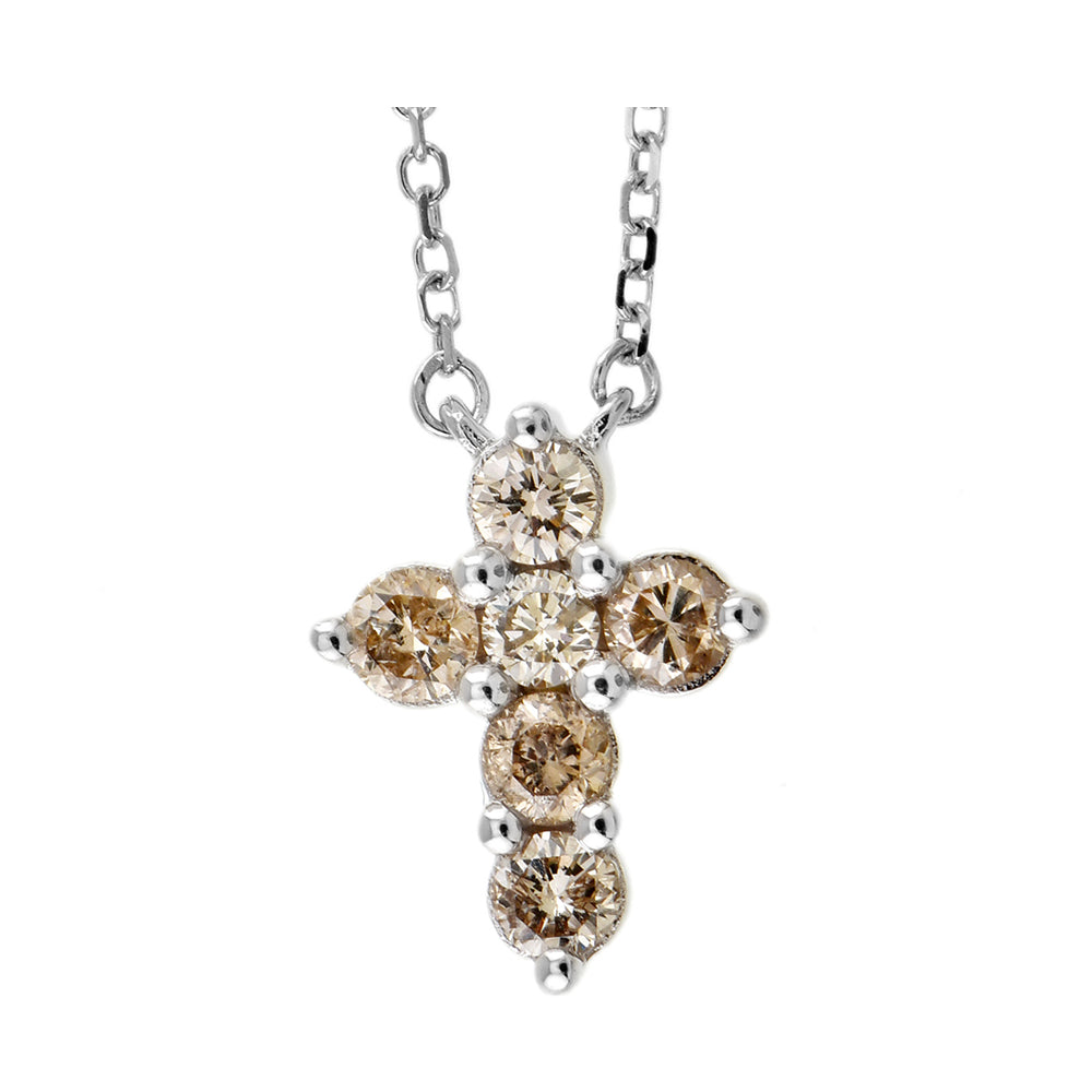 14Kt White Gold Diamond 1/4Ctw Pendant