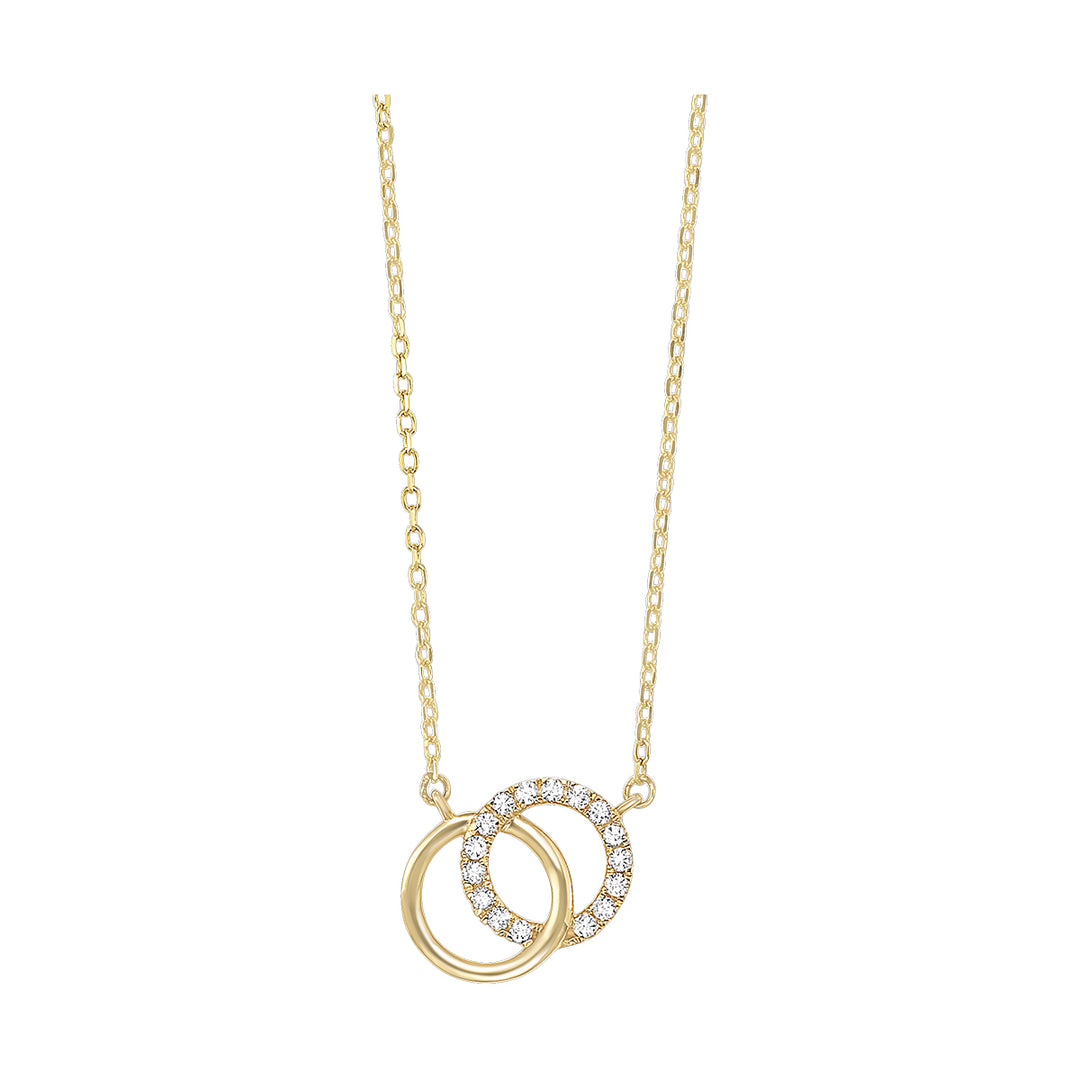 10Kt Yellow Gold Diamond 1/12Ctw Pendant