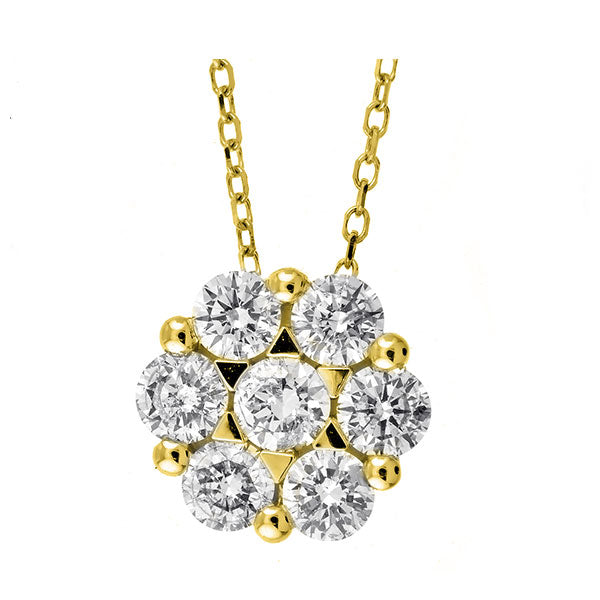 14Kt Yellow Gold Diamond 3/4Ctw Pendant