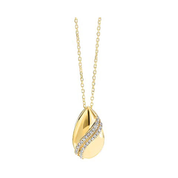 10Kt Yellow Gold Diamond 1/12Ctw Pendant