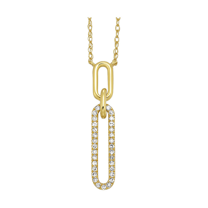 10Kt Yellow Gold Diamond 1/10Ctw Pendant
