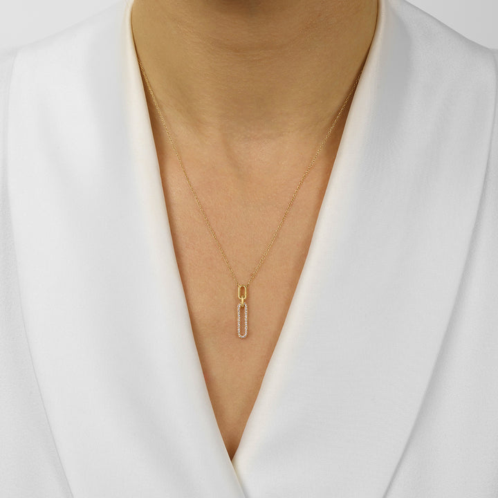 10Kt Yellow Gold Diamond 1/10Ctw Pendant