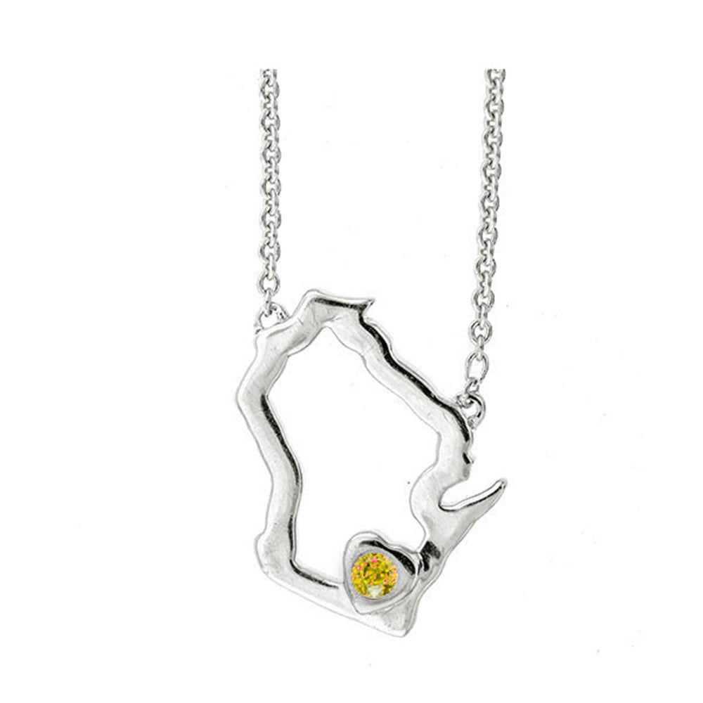 Silver Diamond 1/20Ctw Pendant