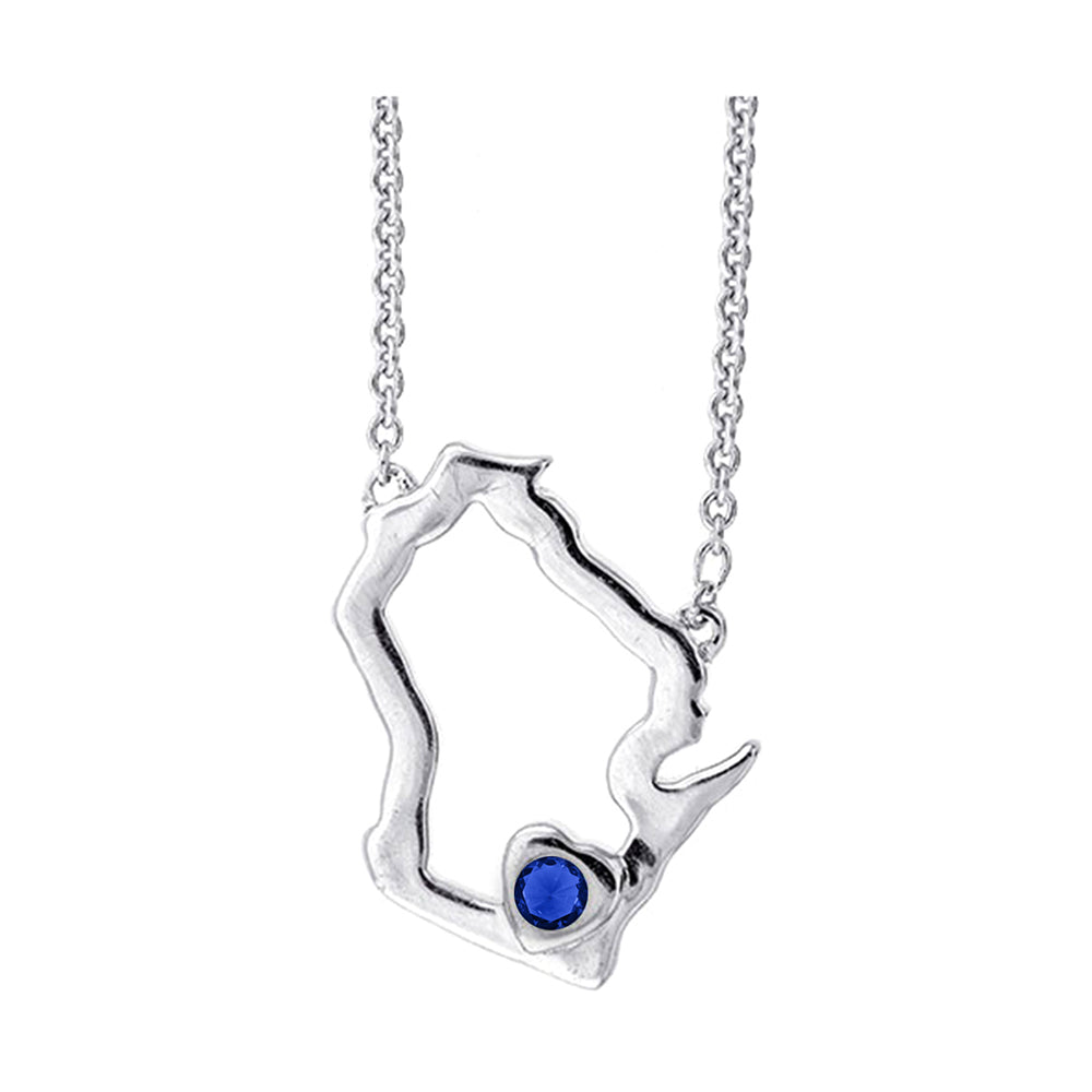 Silver Diamond 1/25Ctw Pendant