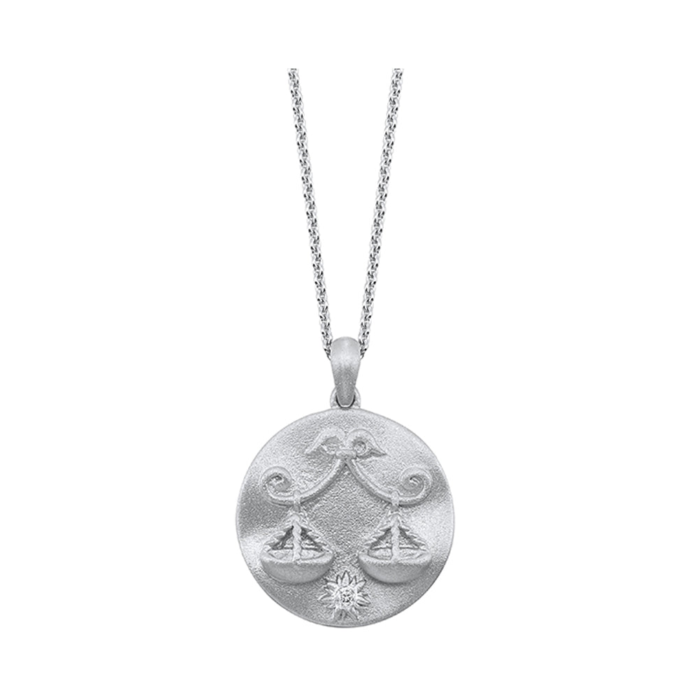 Silver Diamond 1/50Ctw Pendant