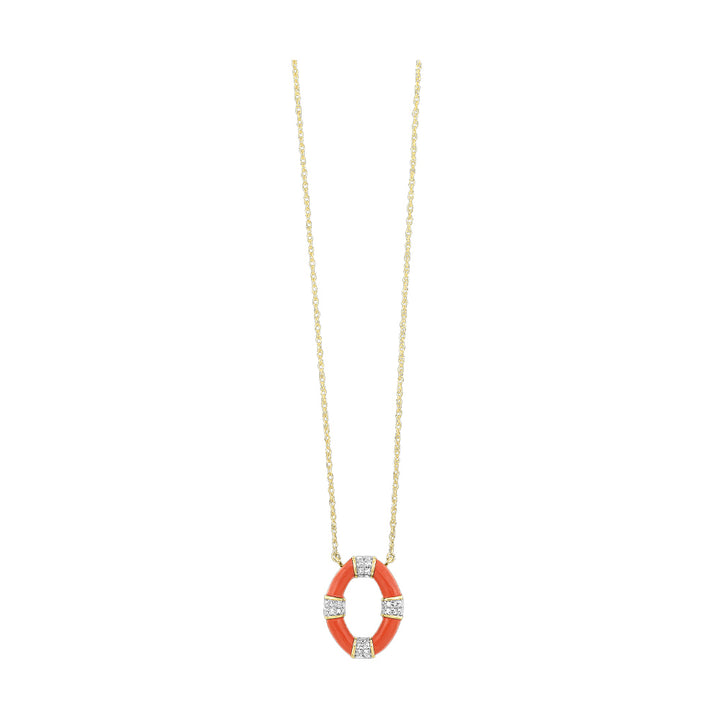 10Kt Yellow Gold Diamond 1/10Ctw Pendant