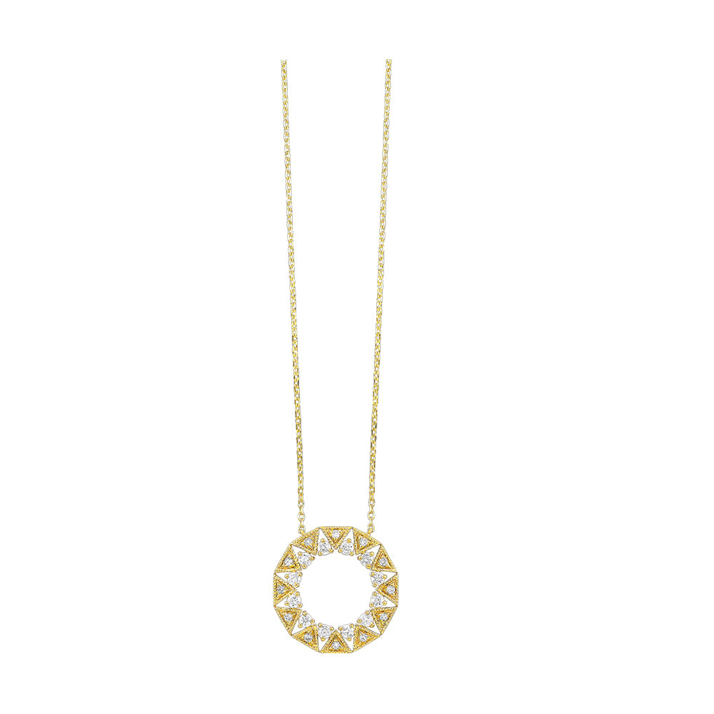 14Kt Yellow Gold Diamond 1/3Ctw Pendant