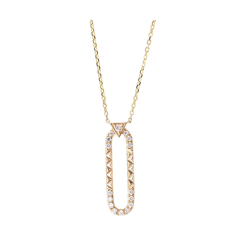 14Kt Yellow Gold Diamond 1/8Ctw Pendant