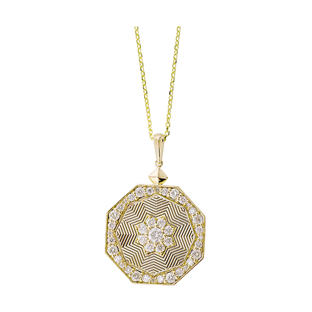 14Kt Yellow Gold Diamond 5/8Ctw Pendant