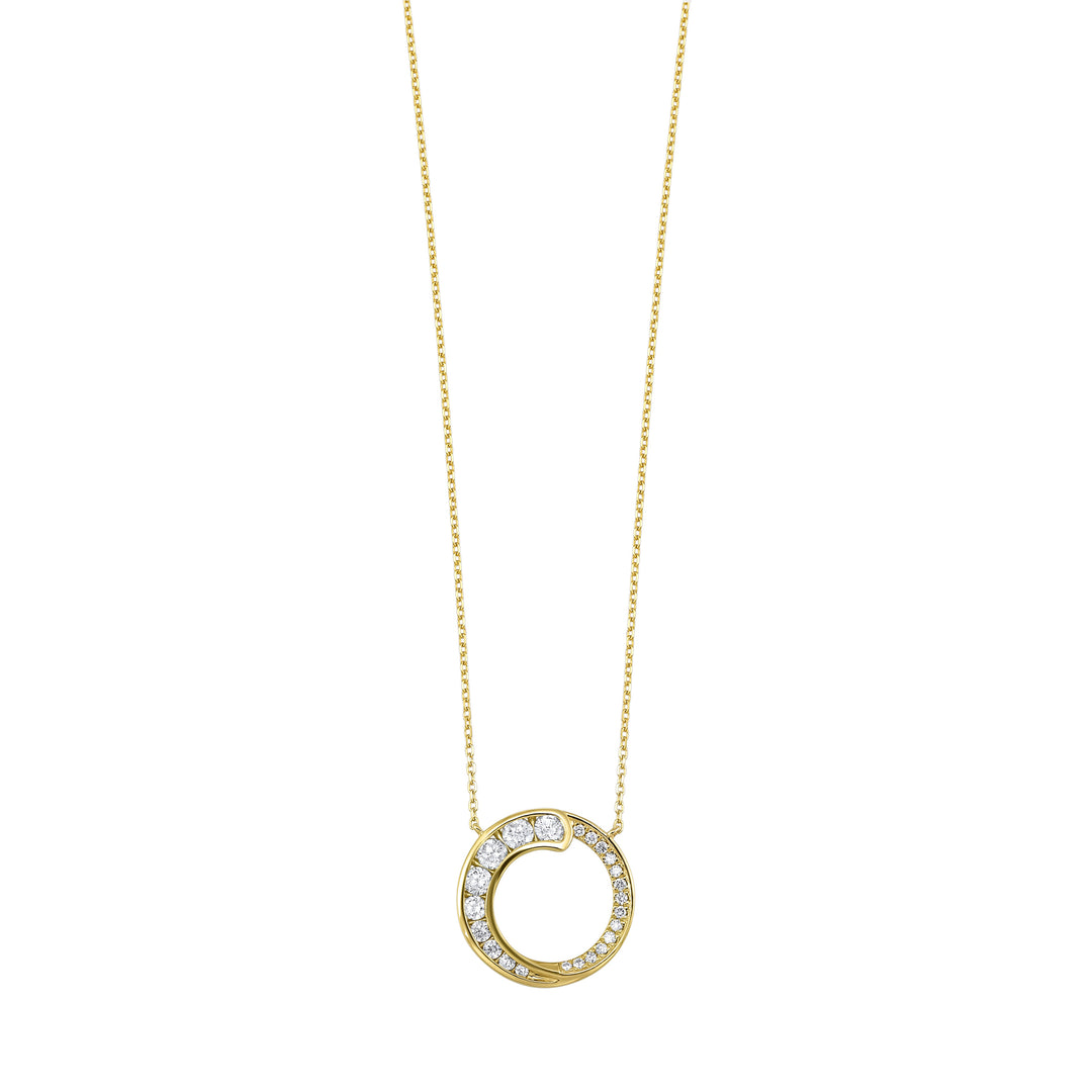 14Kt Yellow Gold Diamond 1/2Ctw Pendant